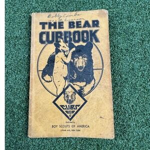 Vintage‎ Cub Scout Bear Cubbook BSA Boy Scouts Handbook 1940s